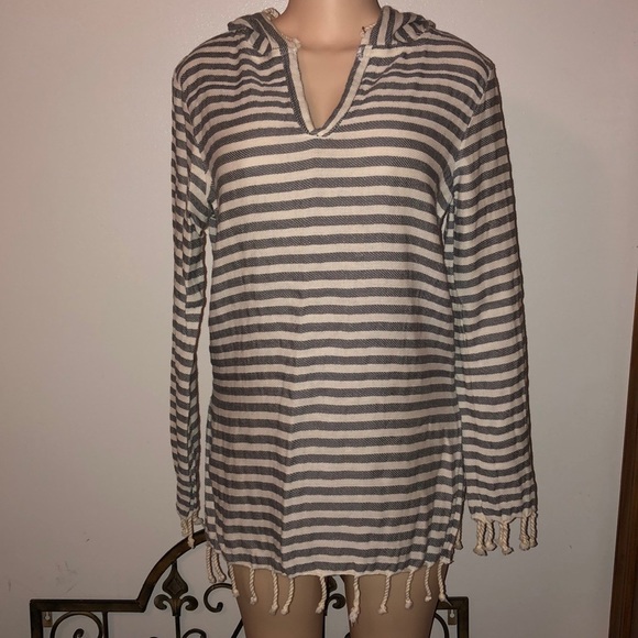 turkish-t Other - Turkish-T Hand Loomed Hooded Coverup XS/S